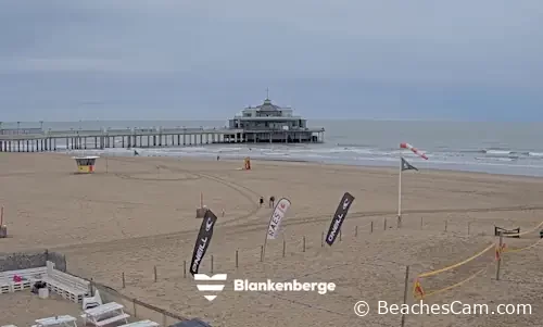 Blankenberge Beach in West Flanders