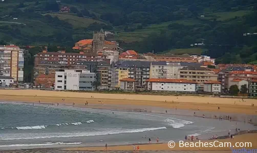 Laredo Beach on Bay of Biscay of Cantabria